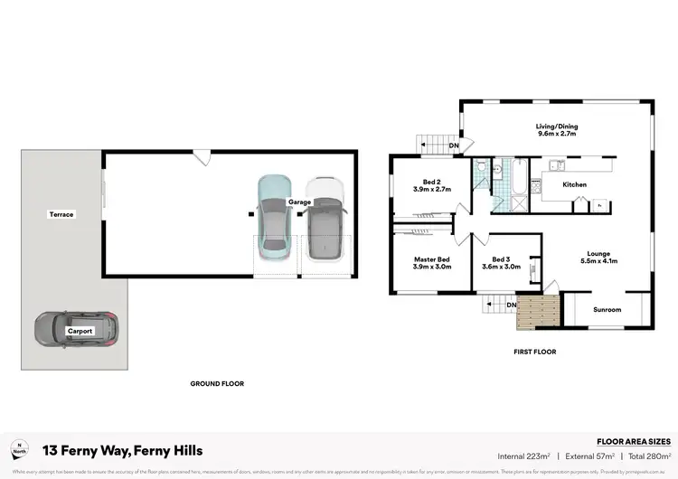 Floorplan of Homely house listing, 13 Ferny Way, Ferny Hills QLD 4055