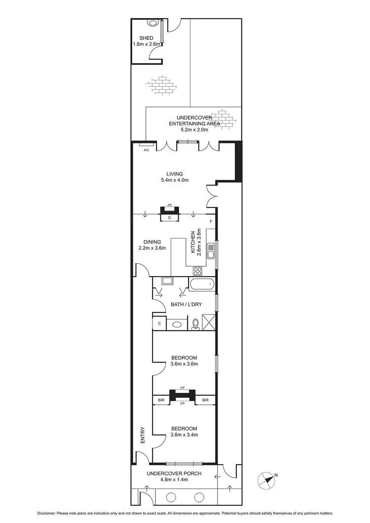 Floorplan of Homely house listing, 126 Mills Street, Albert Park VIC 3206