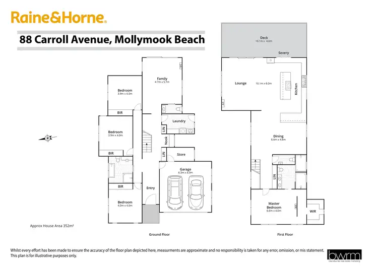 Floorplan of Homely house listing, 88 Carroll Avenue, Mollymook Beach NSW 2539