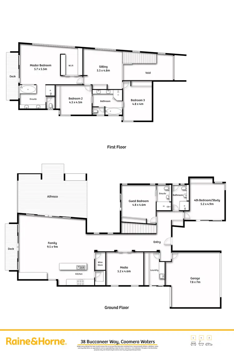 Floorplan of Homely house listing, 38 Buccaneer Way, Coomera Waters QLD 4209