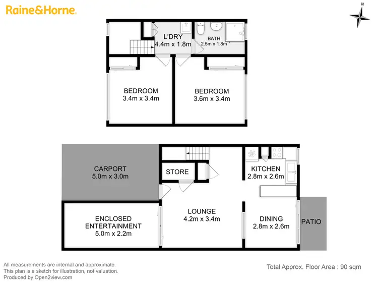 Floorplan of Homely unit listing, 11/2 Clifford Court, Howrah TAS 7018