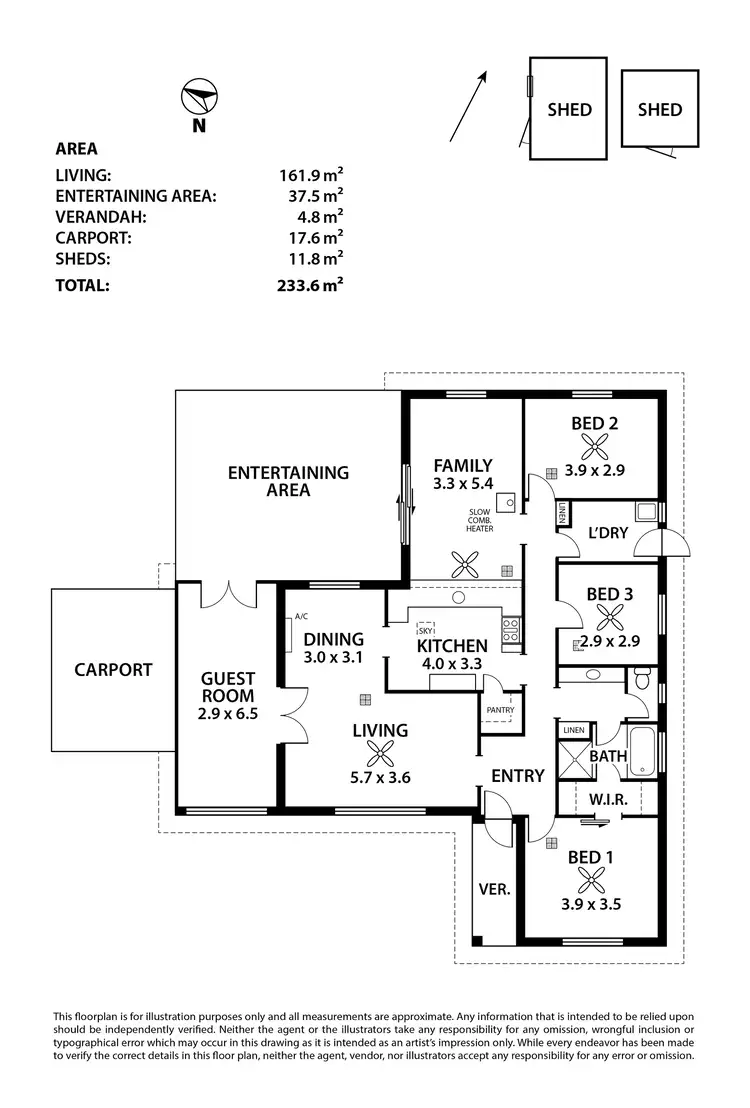 Floorplan of Homely house listing, 22 Berry Smith Drive, Strathalbyn SA 5255