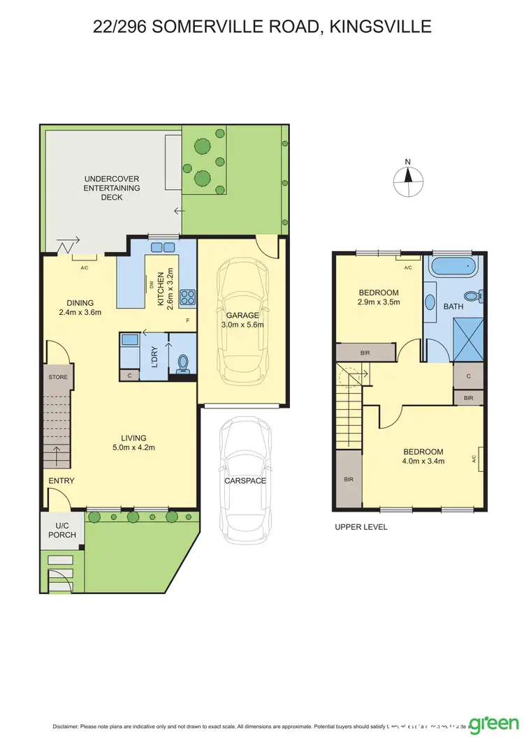 Floorplan of Homely house listing, 22/296-298 Somerville Road, Kingsville VIC 3012