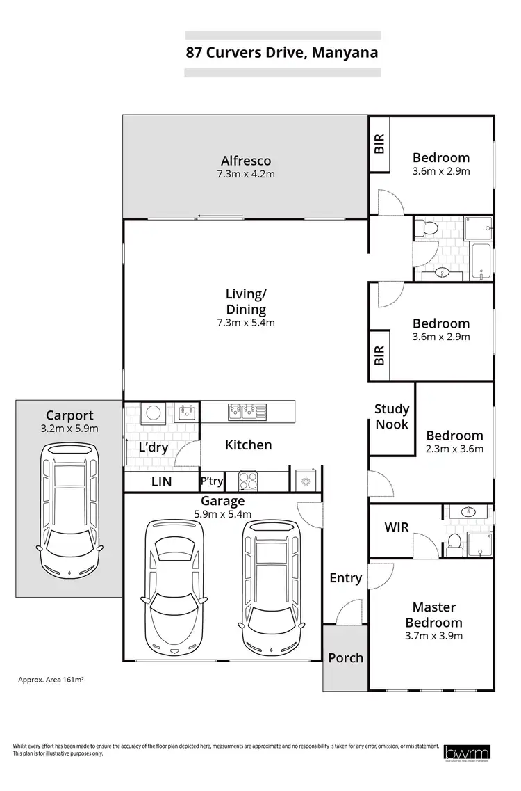 Floorplan of Homely house listing, 87 Curvers Drive, Manyana NSW 2539