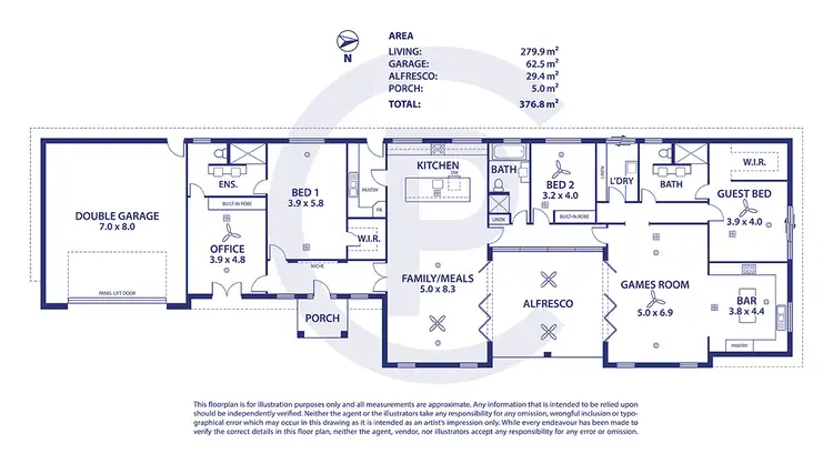 Floorplan of Homely house listing, 28 Tilly Street, Mount Barker SA 5251