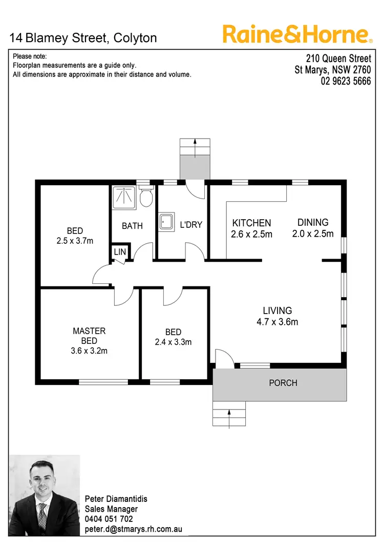 Floorplan of Homely house listing, 14 Blamey Street, Colyton NSW 2760