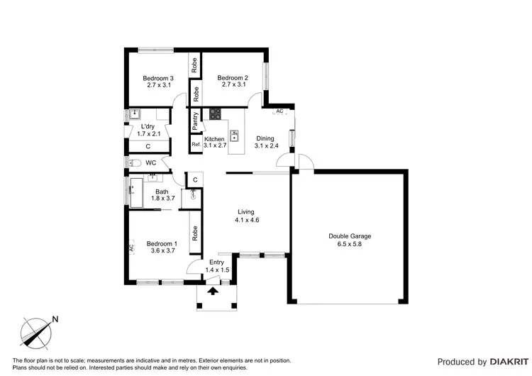 Floorplan of Homely unit listing, 1/6 Point Road, Crib Point VIC 3919