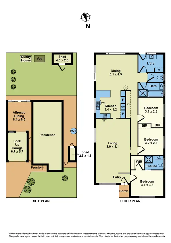Floorplan of Homely house listing, 43 Lowe Avenue, Altona VIC 3018