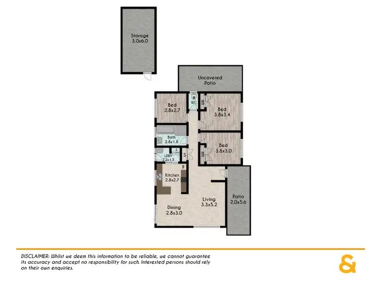 Floorplan of Homely house listing, 3 Unicombe Crescent, Oakhurst NSW 2761
