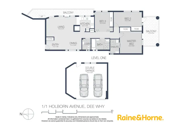 Floorplan of Homely apartment listing, 1/1 Holborn Avenue, Dee Why NSW 2099