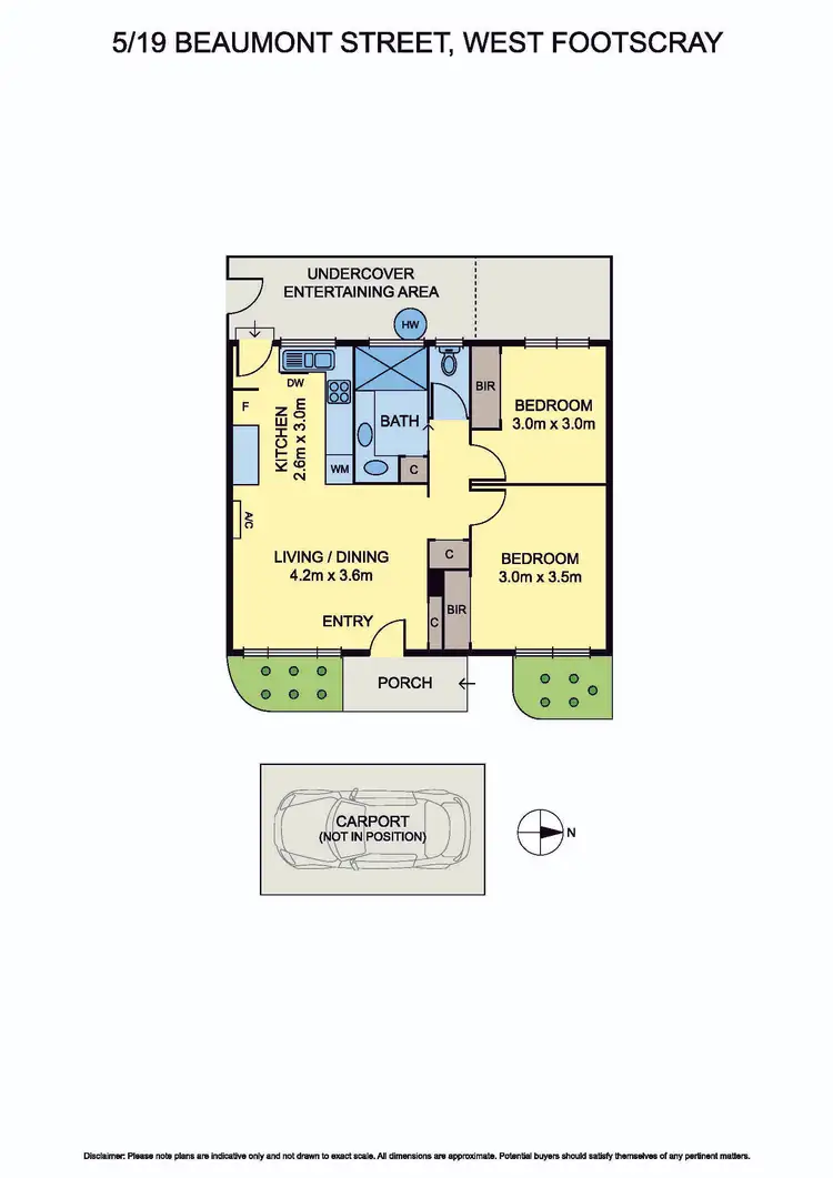 Floorplan of Homely unit listing, 5/19 Beaumont Parade, West Footscray VIC 3012