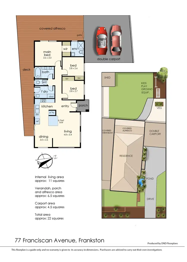 Floorplan of Homely house listing, 77 Franciscan Avenue, Frankston VIC 3199