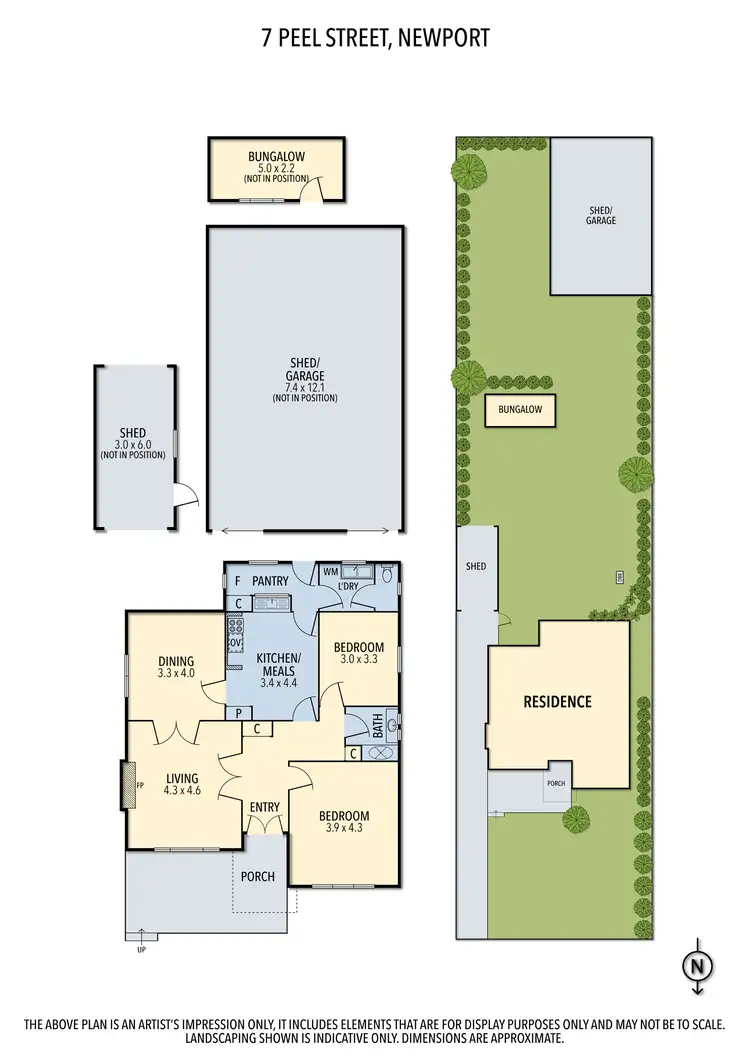Floorplan of Homely house listing, 7 Peel Street, Newport VIC 3015