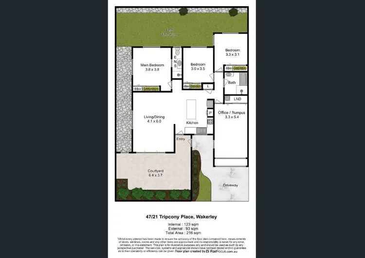 Floorplan of Homely house listing, 47/21 Tripcony Place, Wakerley QLD 4154
