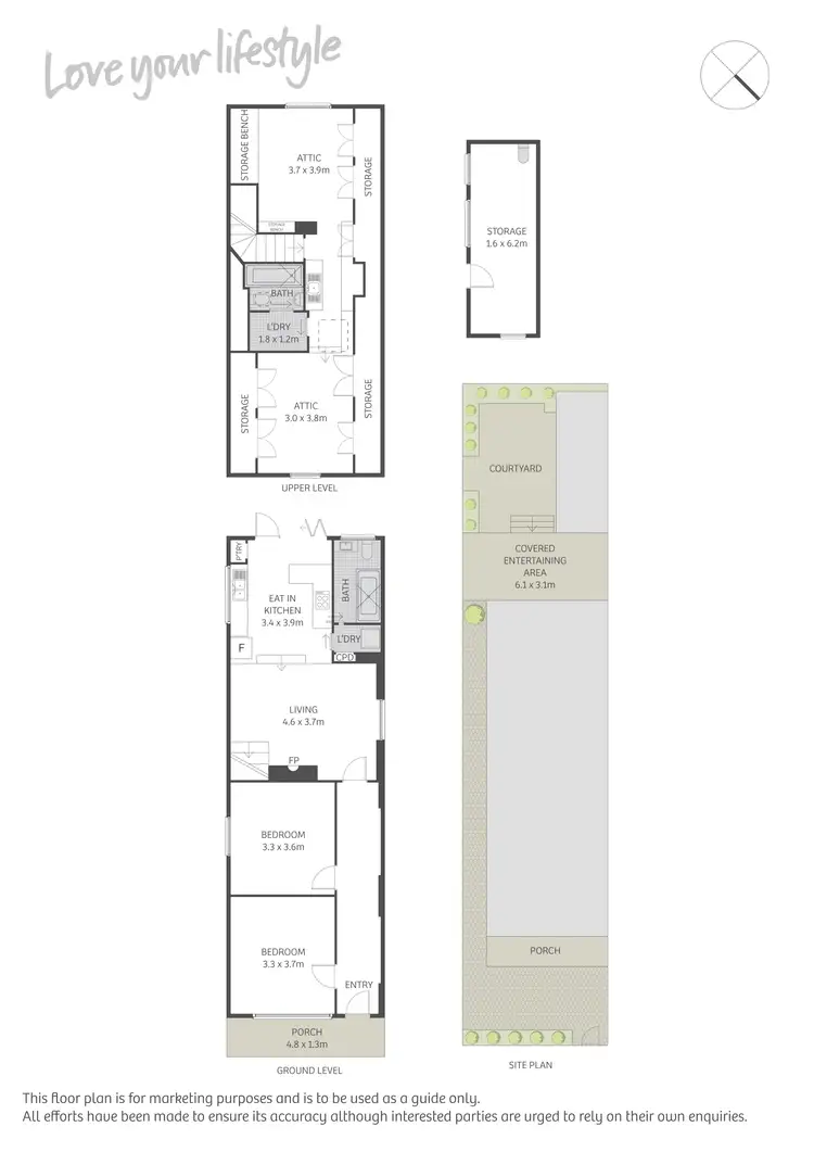 Floorplan of Homely house listing, 46 Edith Street, St Peters NSW 2044