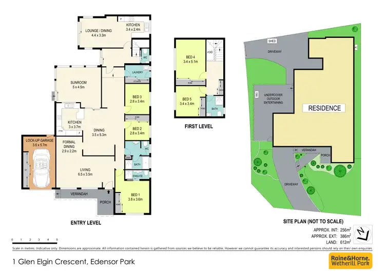 Floorplan of Homely house listing, 1 Glen Elgin Crescent, Edensor Park NSW 2176