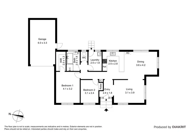 Floorplan of Homely unit listing, 4/8 Reid Parade, Hastings VIC 3915