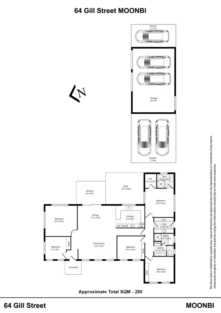 Floorplan of Homely house listing, 64A Gill Street, Moonbi NSW 2353