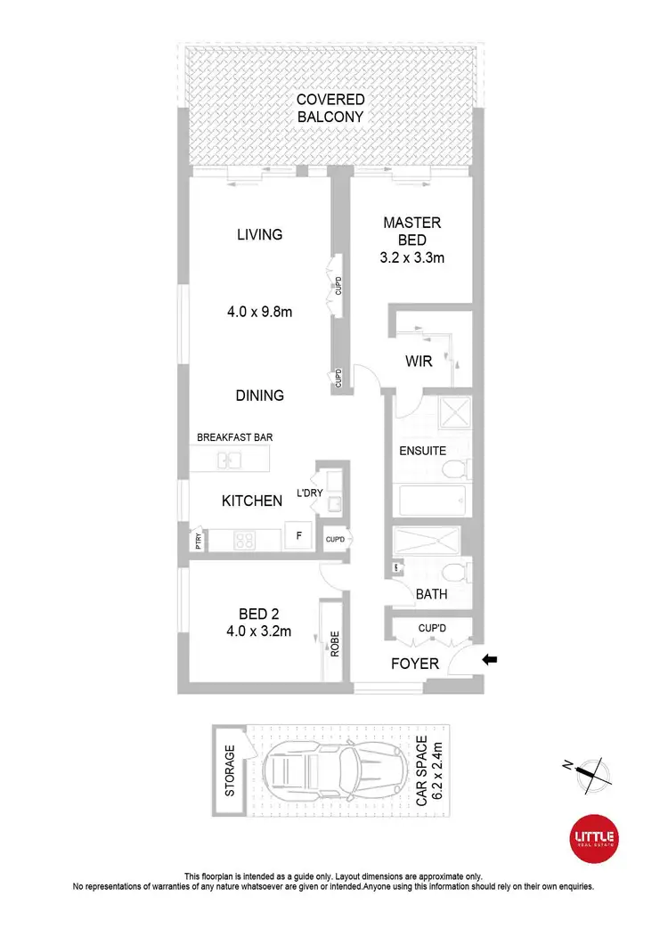 Floorplan of Homely apartment listing, 20/2-4 Gubbuteh Road, Little Bay NSW 2036