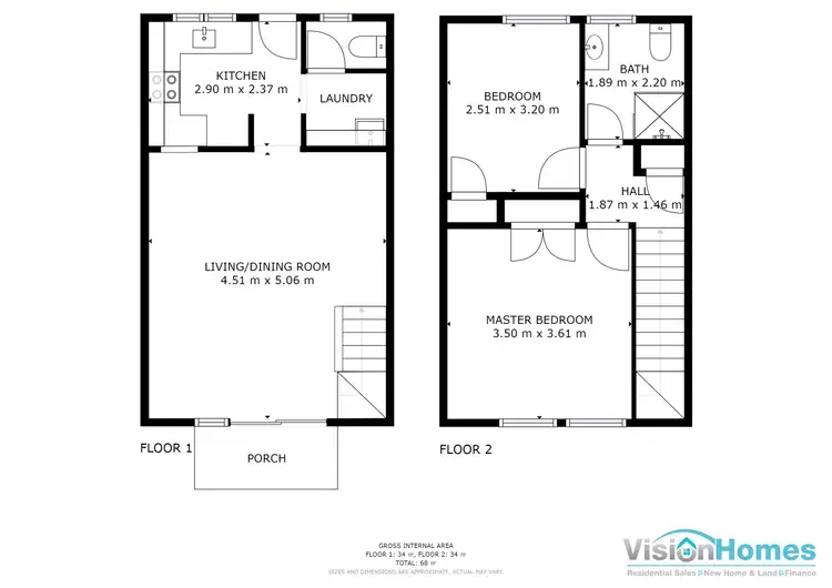 Floorplan of Homely townhouse listing, 71/3 Costata, Hillcrest QLD 4118