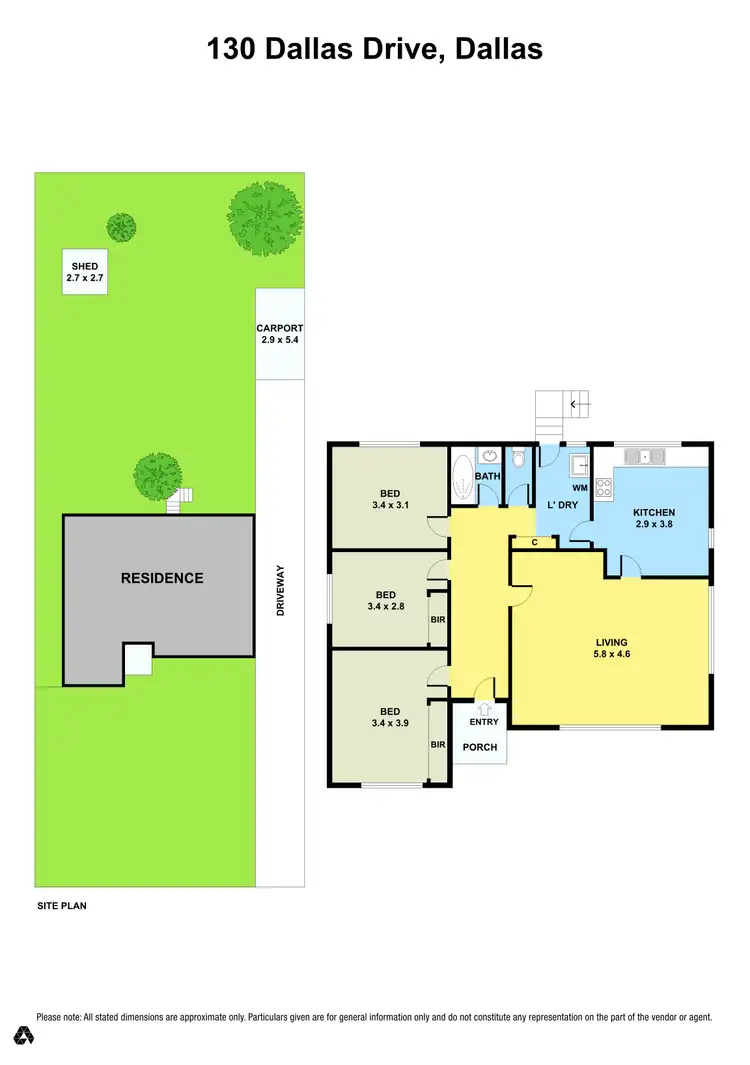 Floorplan of Homely house listing, 130 Dallas Drive, Dallas VIC 3047