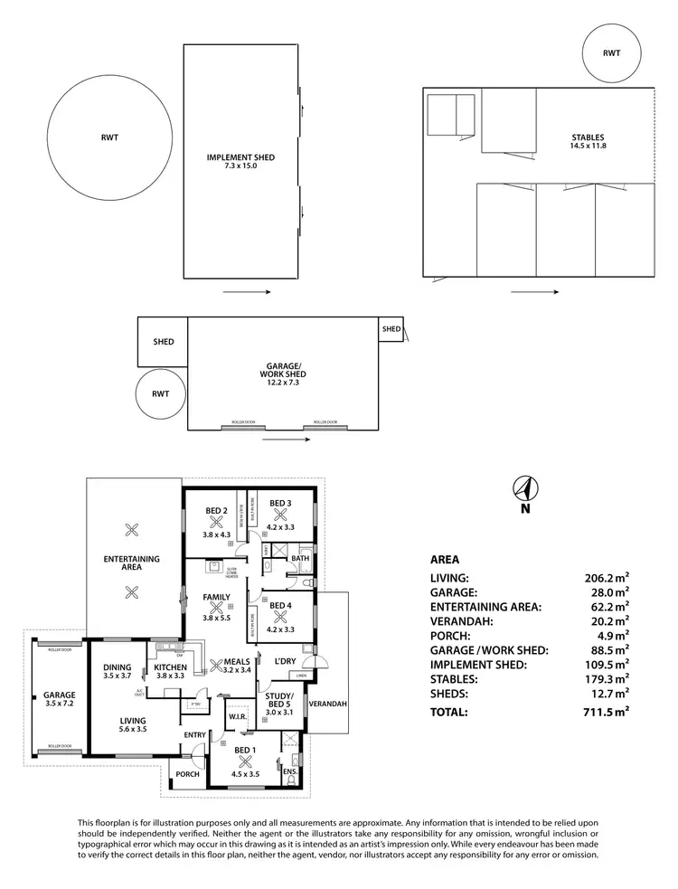 Floorplan of Homely house listing, 101 Burnside Road, Strathalbyn SA 5255
