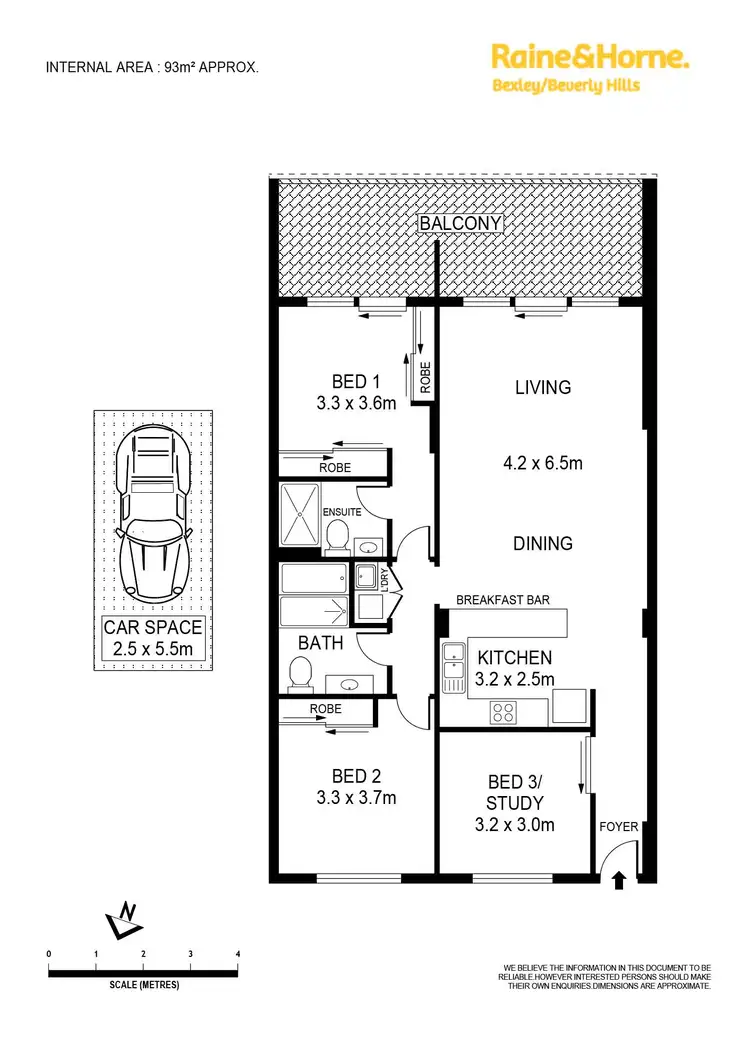 Floorplan of Homely apartment listing, 508/8-12 Kensington Street, Kogarah NSW 2217