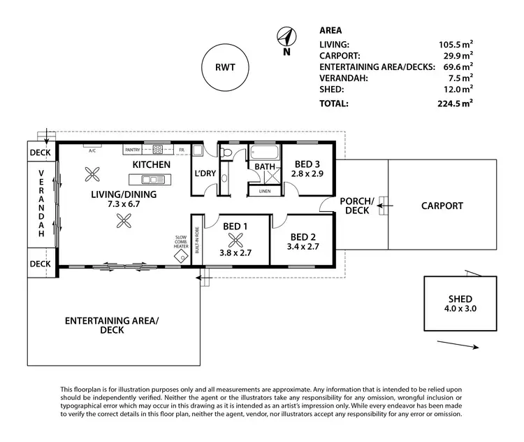 Floorplan of Homely house listing, 156 Main Road, Finniss SA 5255