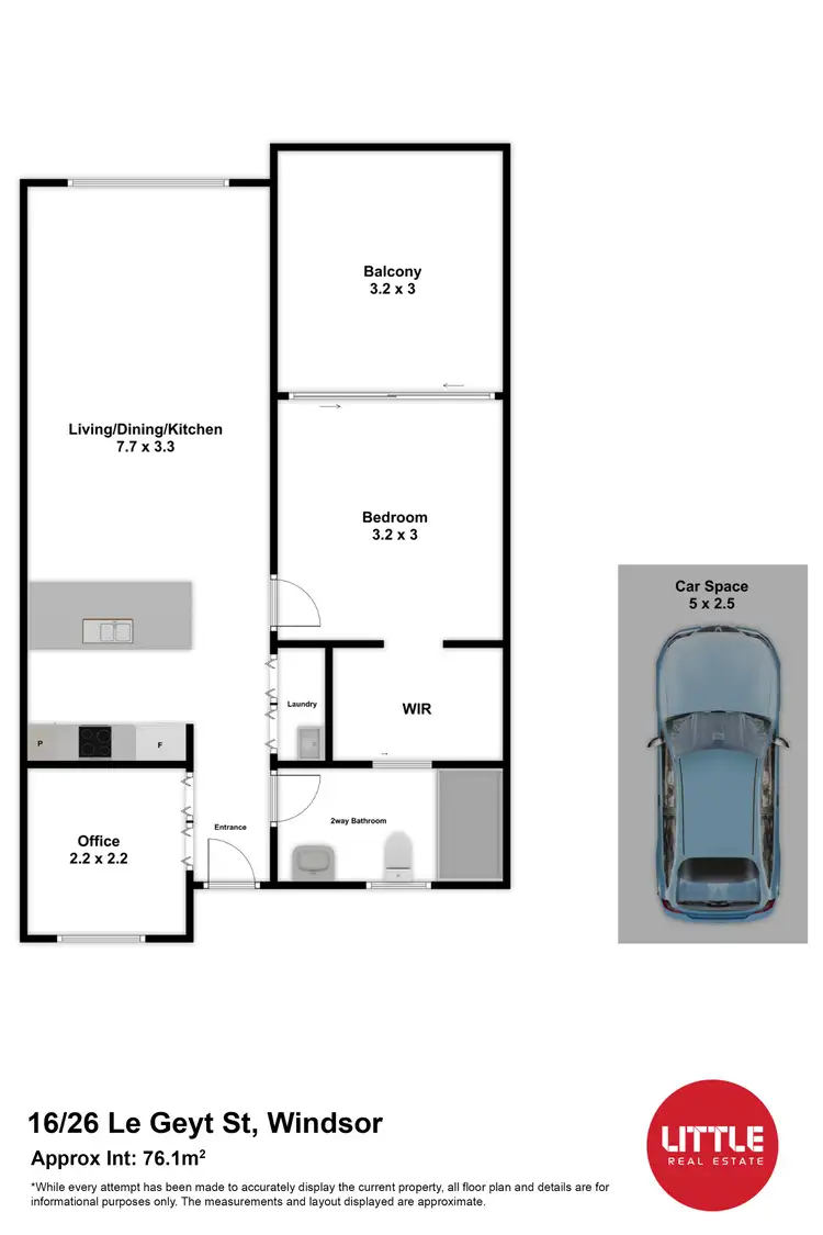 Floorplan of Homely unit listing, 16/26 Le Geyt Street, Windsor QLD 4030