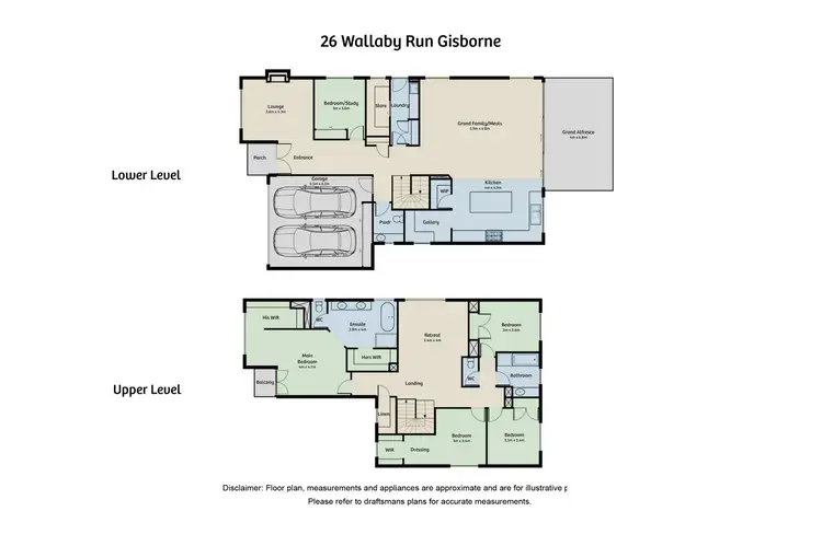 Floorplan of Homely house listing, 26 Wallaby Run, Gisborne VIC 3437