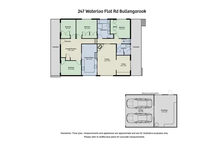 Floorplan of Homely house listing, 247 Waterloo Flat Rd, Bullengarook VIC 3437