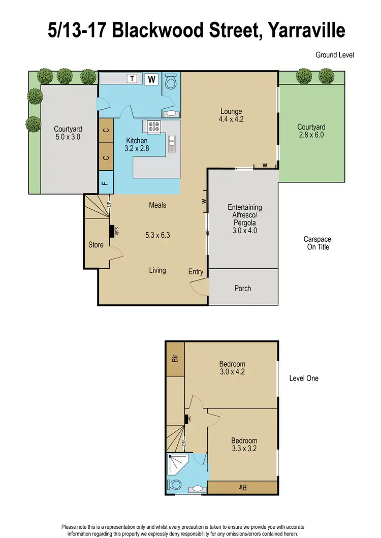 Floorplan of Homely unit listing, 5/13-17 Blackwood Street, Yarraville VIC 3013