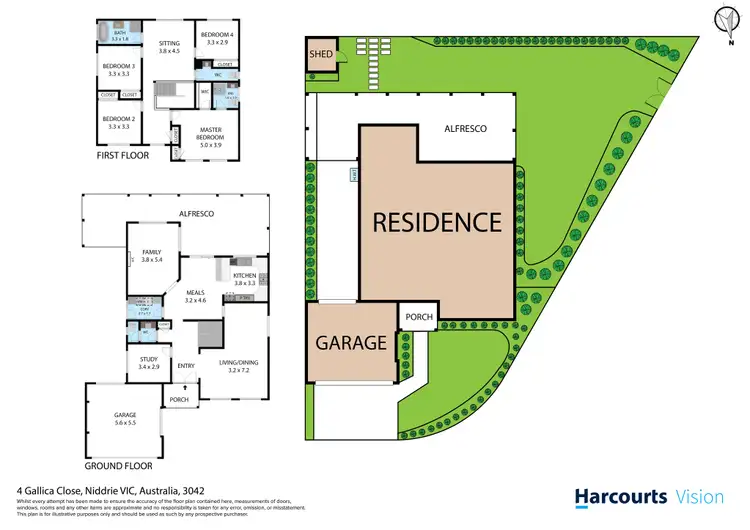 Floorplan of Homely house listing, 4 Gallica Close, Niddrie VIC 3042