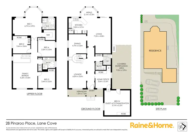 Floorplan of Homely house listing, 28 Pinaroo Place, Lane Cove NSW 2066