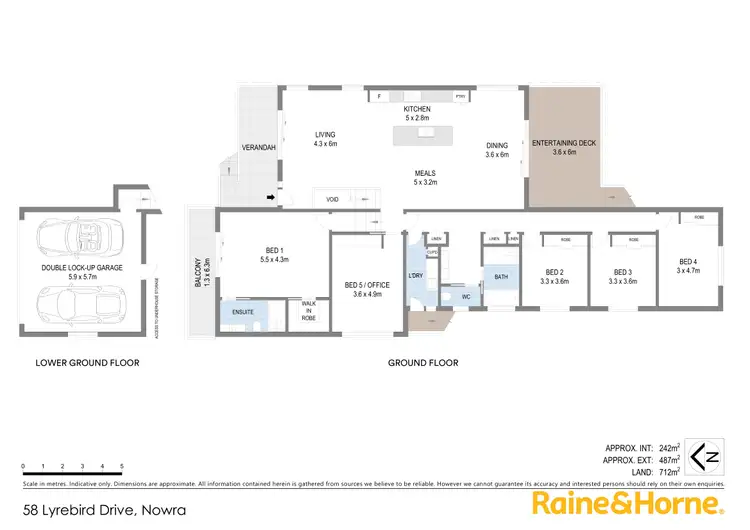 Floorplan of Homely house listing, 58 Lyrebird Drive, Nowra NSW 2541