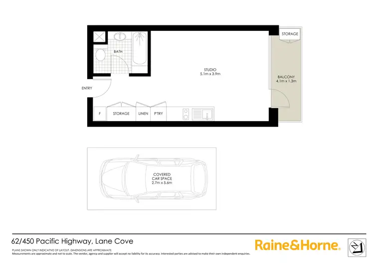 Floorplan of Homely apartment listing, 62/450 Pacific Highway, Lane Cove NSW 2066