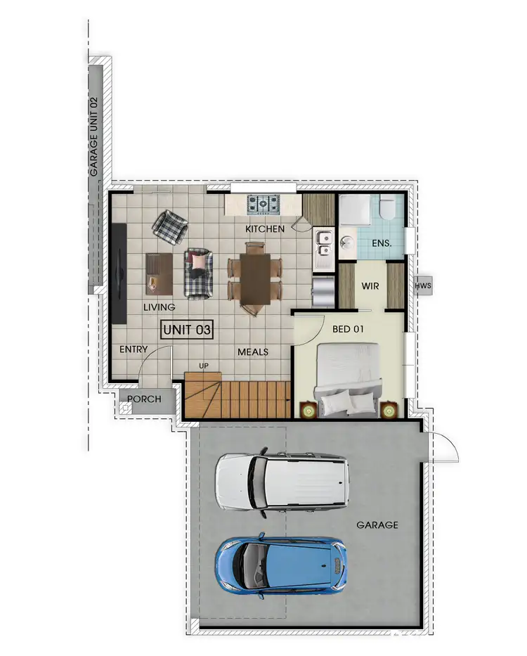 Floorplan of Homely townhouse listing, 3/40 Schotters Road, Mernda VIC 3754