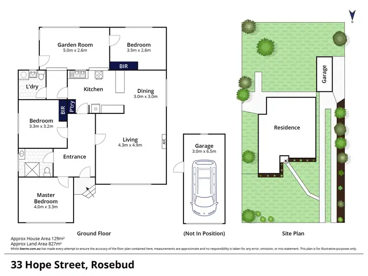 Floorplan of Homely house listing, 33 Hope Street, Rosebud VIC 3939