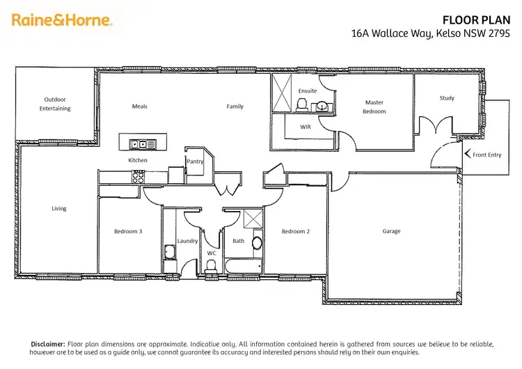 Floorplan of Homely house listing, 16A Wallace Way, Kelso NSW 2795