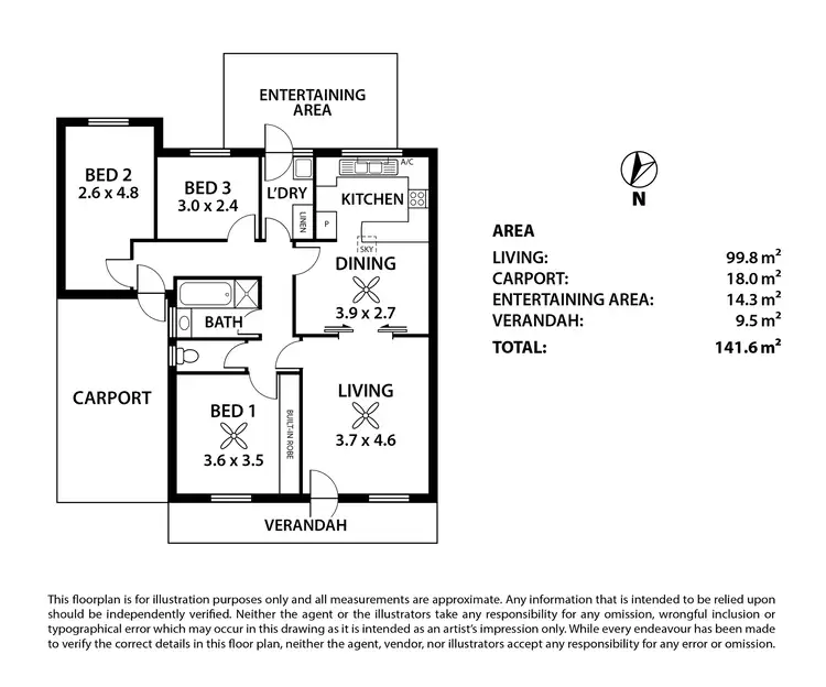 Floorplan of Homely house listing, 3/6 Commercial Road, Strathalbyn SA 5255
