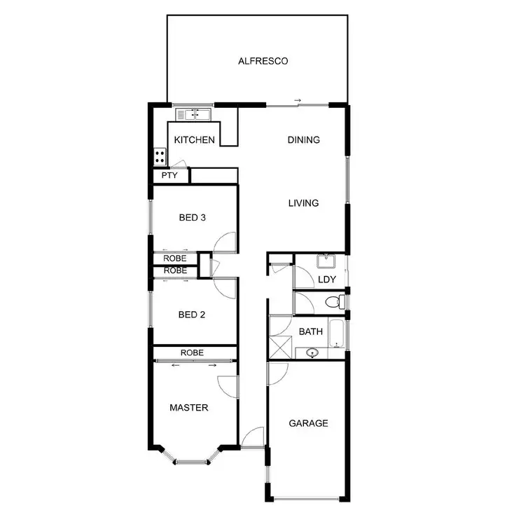 Floorplan of Homely house listing, 4 Byron Court, Kallangur QLD 4503