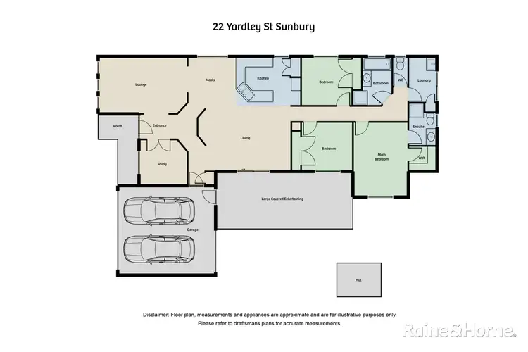 Floorplan of Homely house listing, 22 Yardley Street, Sunbury VIC 3429