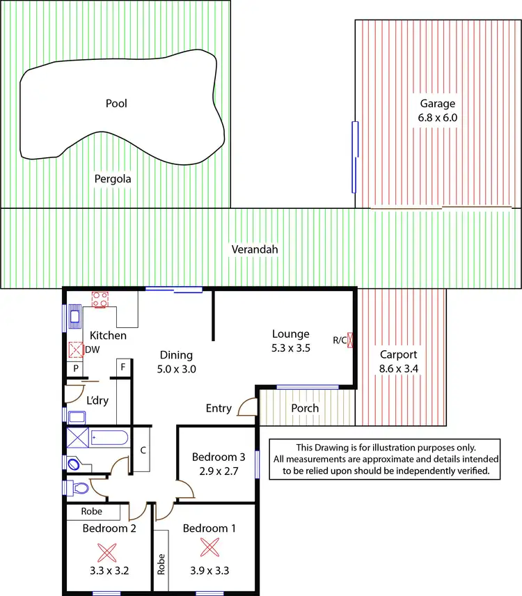 Floorplan of Homely house listing, 21 Garrin Street, Salisbury North SA 5108