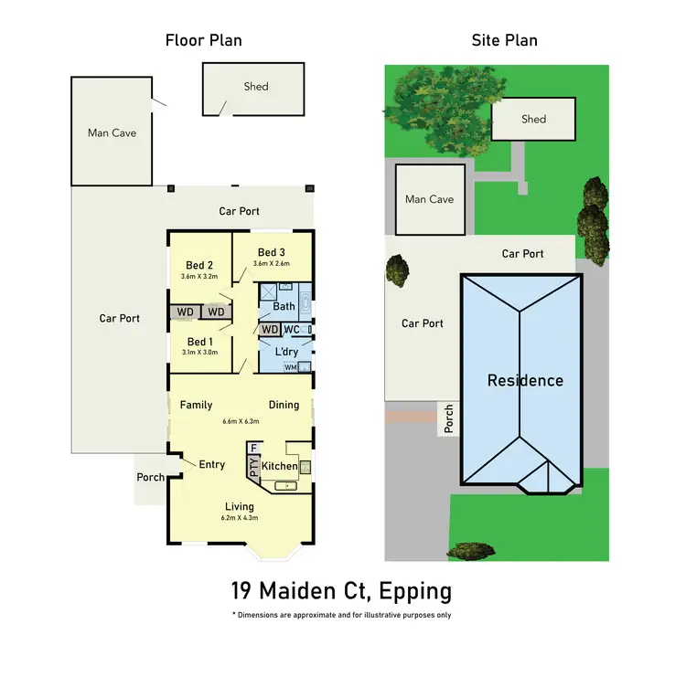 Floorplan of Homely house listing, 19 Maiden Court, Epping VIC 3076