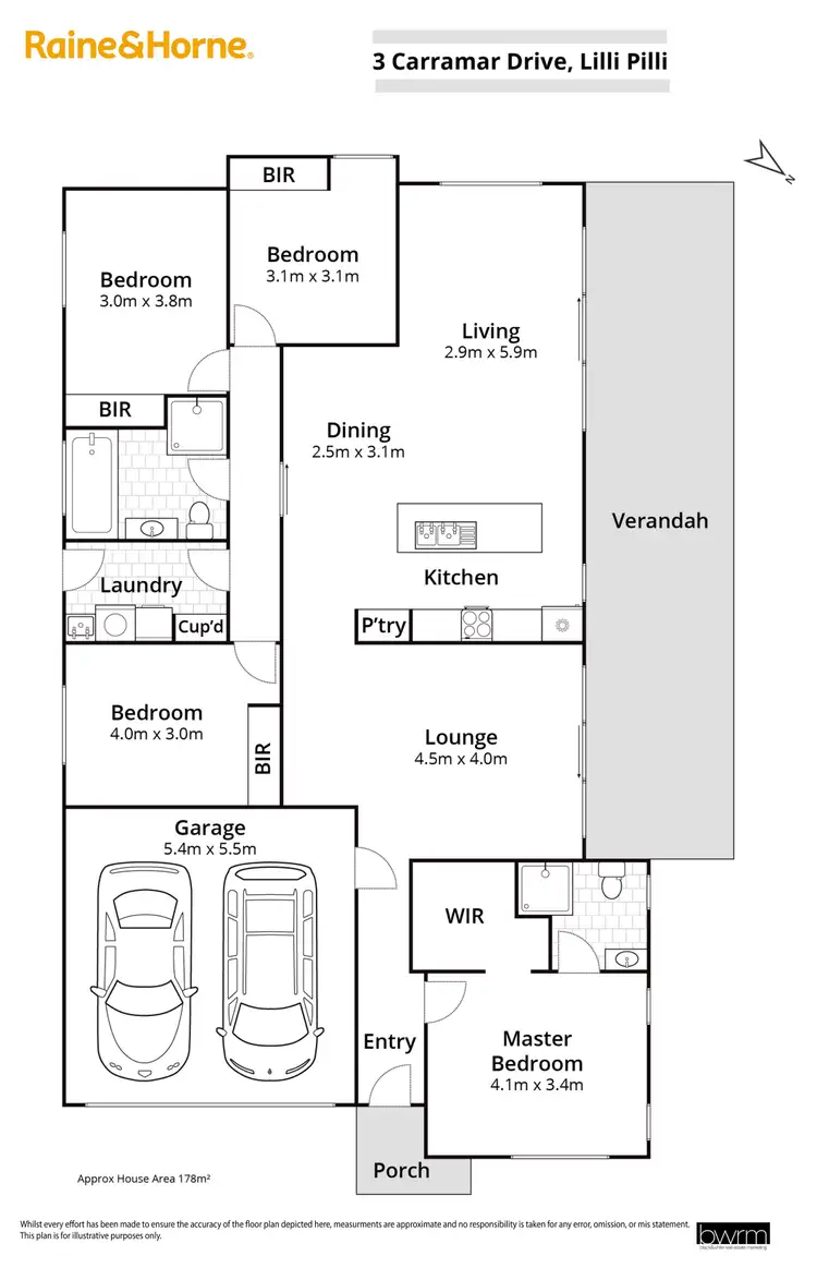 Floorplan of Homely house listing, 3 Carramar Drive, Lilli Pilli NSW 2536