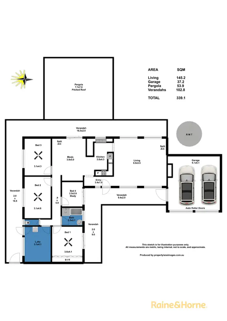Floorplan of Homely house listing, 175 Hill Road, Mallala SA 5502