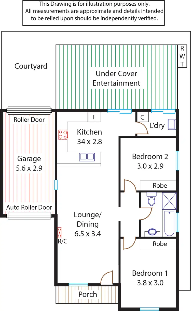 Floorplan of Homely house listing, 3/5 Cartref Street, Salisbury SA 5108