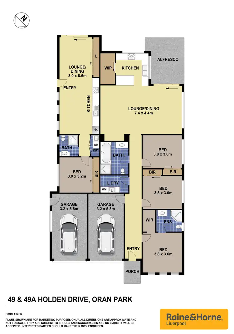 Floorplan of Homely house listing, 49 Holden Drive, Oran Park NSW 2570