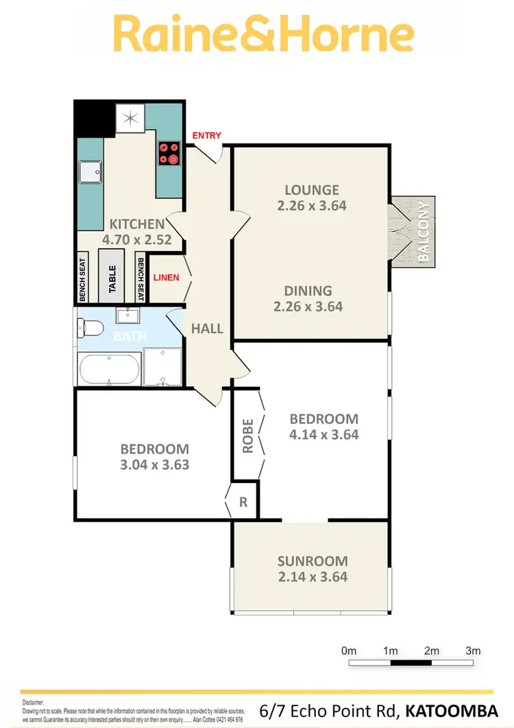 Floorplan of Homely apartment listing, 7/6 Echo Point Road, Katoomba NSW 2780
