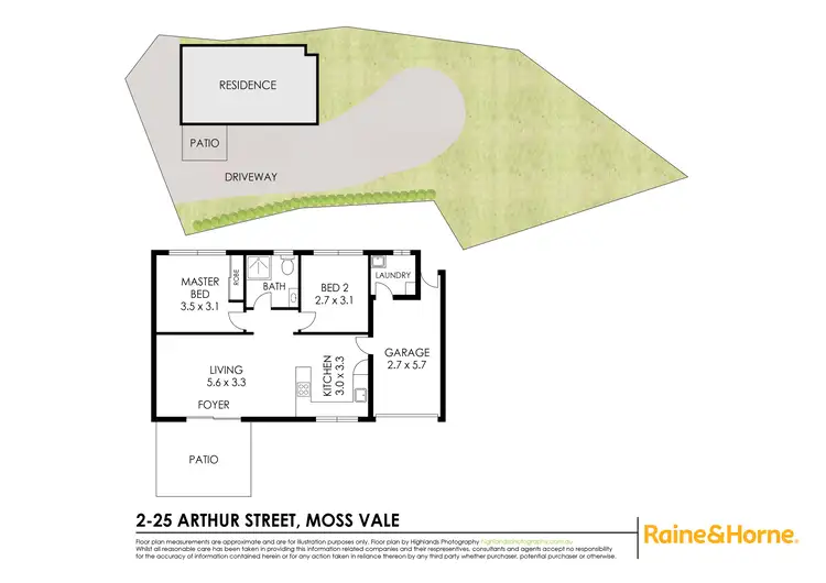 Floorplan of Homely house listing, 2/25 Arthur Street, Moss Vale NSW 2577